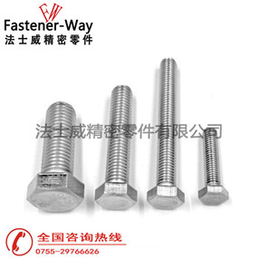 国标GB5783不锈钢外六角螺丝 国标GB5783不锈钢外六角螺丝