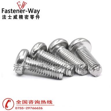 不锈钢GB2672梅花盘头机牙螺丝 不锈钢GB2672梅花盘头机牙螺丝