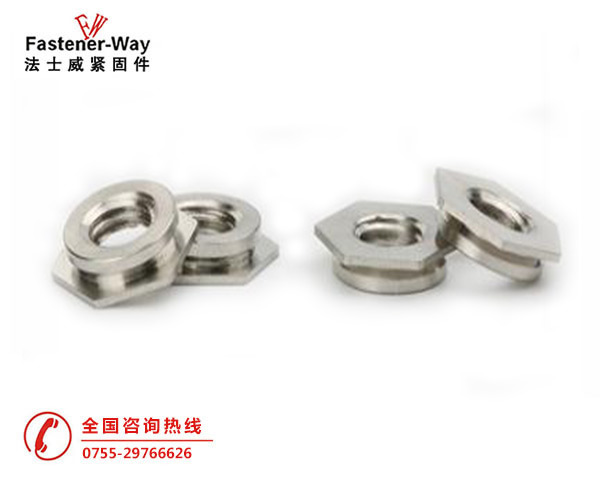 美制齐平螺母镶入螺母压铆件-产品介绍 美制齐平螺母镶入螺母压铆件-产品介绍