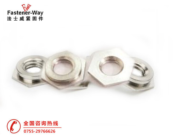 美制齐平螺母镶入螺母压铆件生产 美制齐平螺母镶入螺母压铆件生产