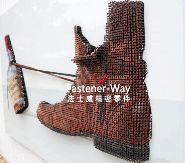 这幅画居然是用螺丝钉做的! 这幅画居然是用螺丝钉做的!