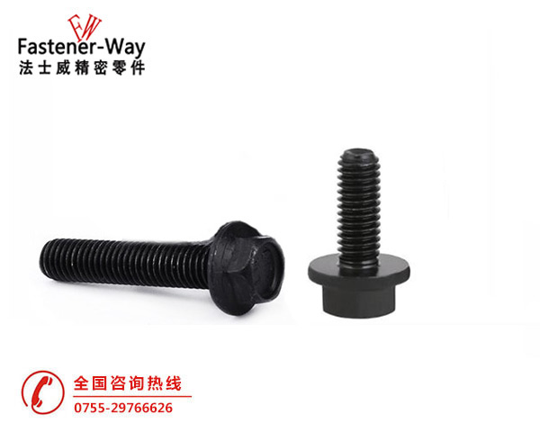 凹头无花齿法兰面六角螺栓