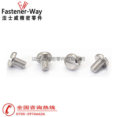 GB67一字开槽304不锈钢盘头螺丝 GB67一字开槽304不锈钢盘头螺丝
