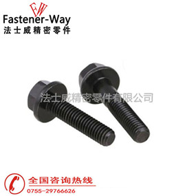 凹头花齿法兰螺丝六角螺栓