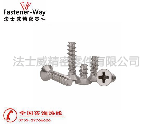 法士威碳钢十字槽沉头割尾自攻螺丝6 法士威碳钢十字槽沉头割尾自攻螺丝6