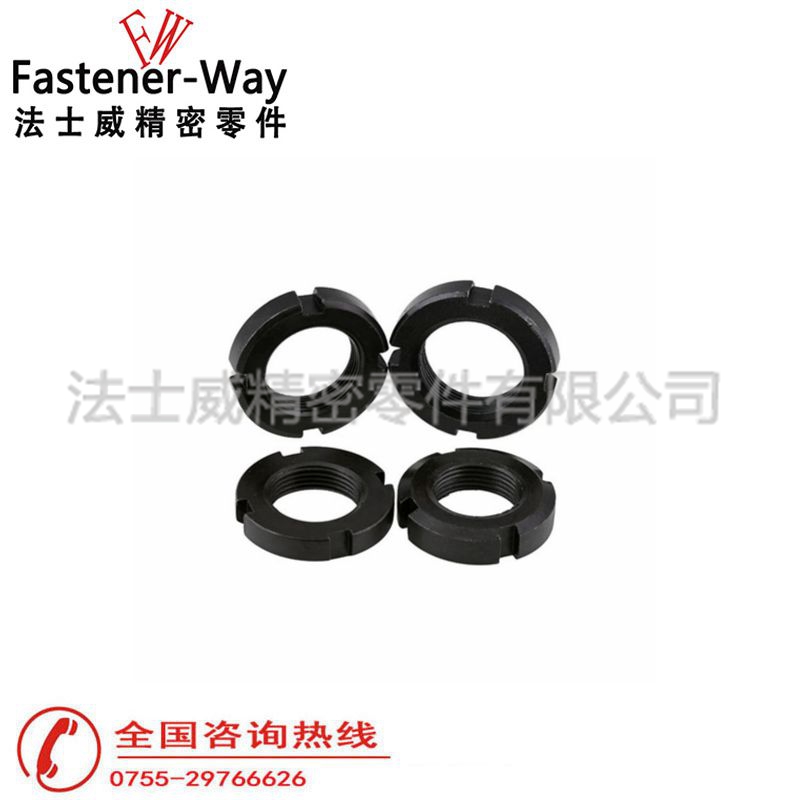 碳钢发黑六角开槽螺母 六角开花螺帽 碳钢发黑六角开槽螺母 六角开花螺帽