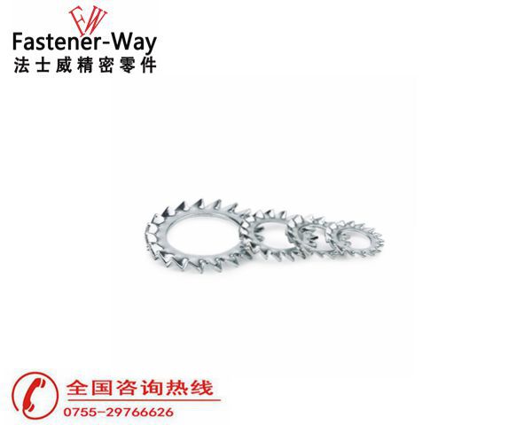 GB862.2外锯齿垫圈 碳钢锁紧垫片6 GB862.2外锯齿垫圈 碳钢锁紧垫片6