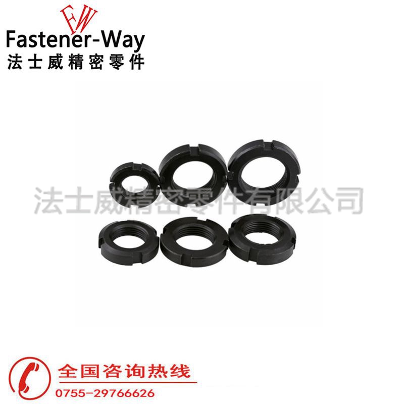 碳钢发黑六角开槽螺母 六角开花螺帽3 碳钢发黑六角开槽螺母 六角开花螺帽3