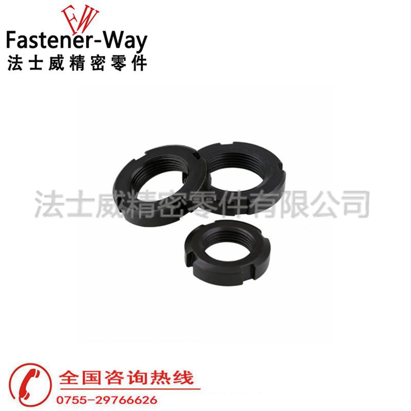 碳钢发黑六角开槽螺母 六角开花螺帽1 碳钢发黑六角开槽螺母 六角开花螺帽1