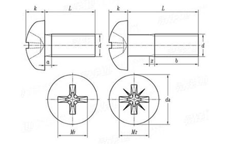 十字盘头螺钉大头和小头区别在哪？